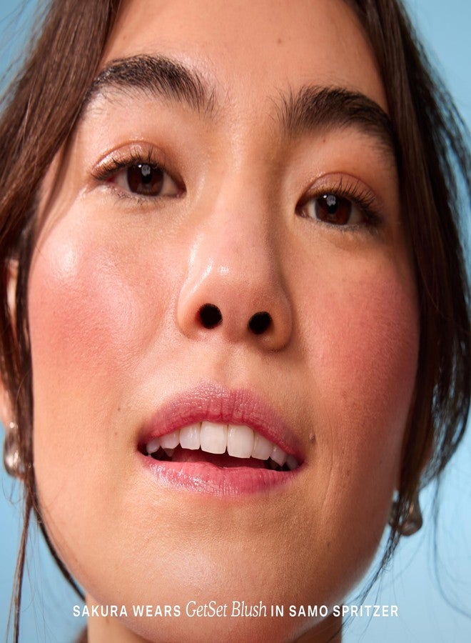 TOWER 28 GetSet™ Matte Powder Blush - Samo Spritzer, Setting + Blurring Rosy Mauve Blush - Image 3